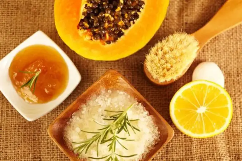 exfoliation with natural ingredients