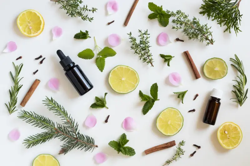 using herbs and natural oils